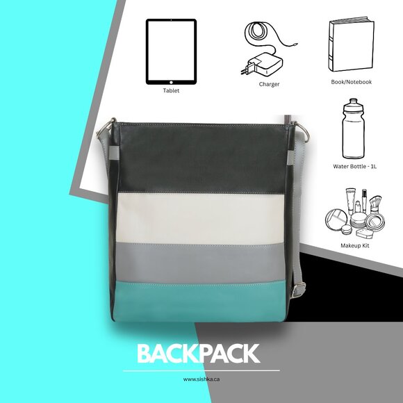 Women's Genuine Leather Backpack, Ladies Daypack for Travel, Work, Gifting - Picture 4 of 10